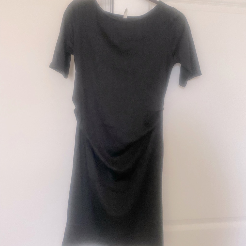 Pinkblush black maternity dress
